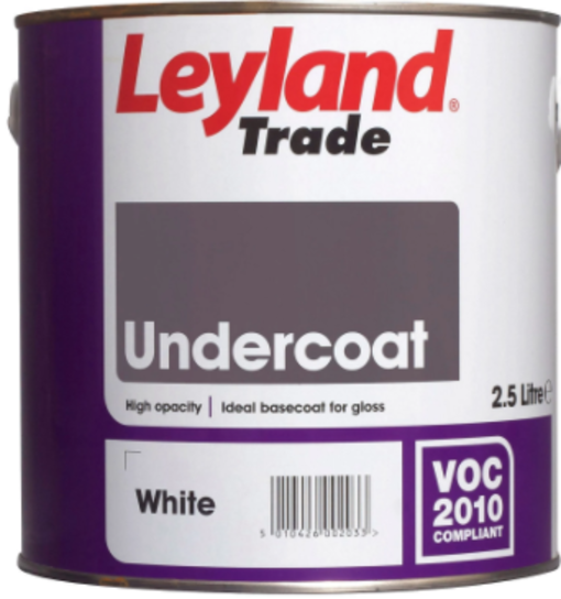 2.5L LEYLAND TRADE WOOD & METAL UNDERCOAT WHITE