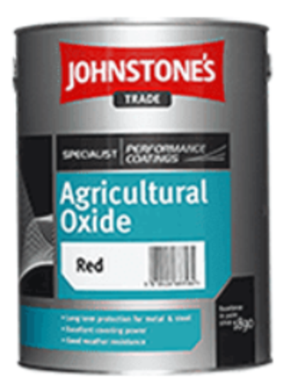 5L JOHNSTONES PERFORMANCE COATINGS AGRICULTURAL OXIDE (RED)