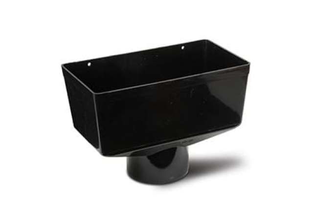 RL140B BLACK LARGE HOPPER HEAD 110MM OUTLET