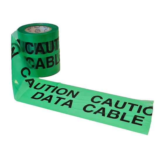DATA CABLE  U/GROUND WARN TAPE 150MM X 365M GREEN