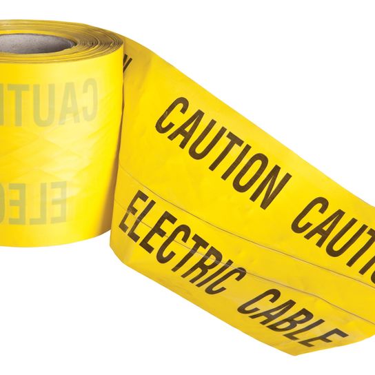 ELECTRIC DETECTABLE U/GROUND WARNING TAPE 150MM X 100M