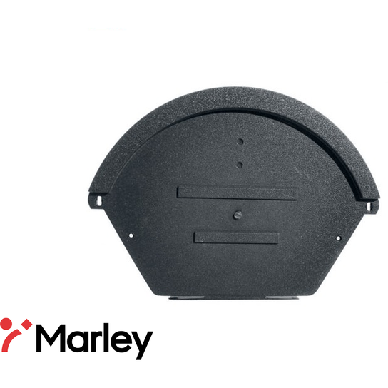 MARLEY GREY SEGMENTAL RIDGE END CAP