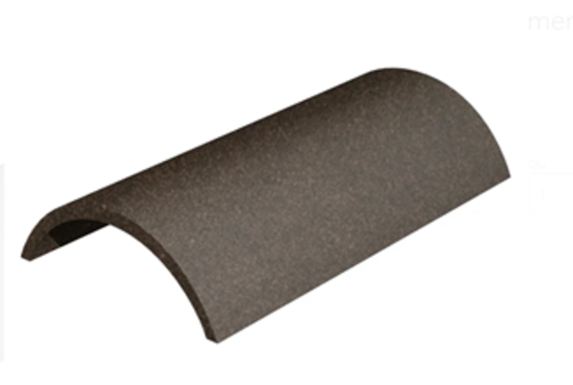 MARLEY SEGMENTAL RIDGE ANTIQUE BROWN GRANULAR 457MM LONG