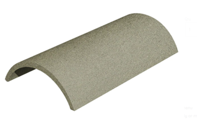 MARLEY SEGMENTAL RIDGE GREYSTONE GRANULAR 457MM LONG
