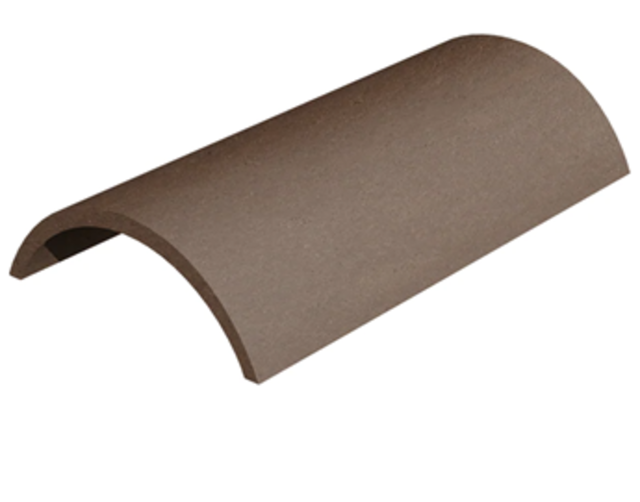 MARLEY SEGMENTAL RIDGE SMOOTH BROWN 457MM LONG