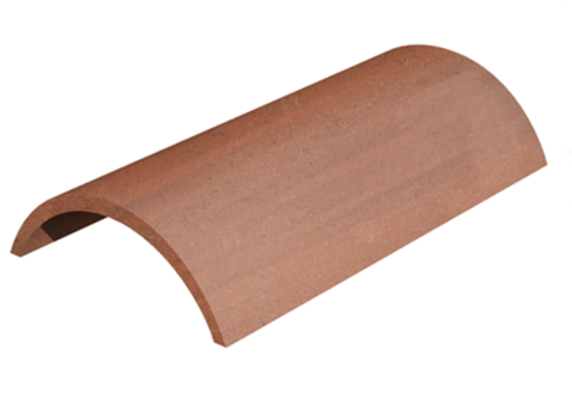 MARLEY SEGMENTAL RIDGE OLD ENGLISH RED 457MM LONG