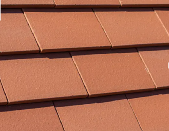 MARLEY ACME RED CLAY PLAIN TILE (12) 10 1/2" X 6 1/2"