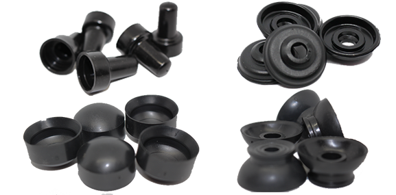 M8 BLACK PLASTIC TOP HATS