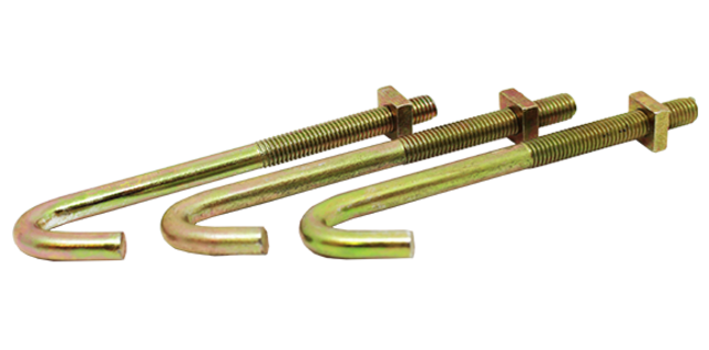 M8 X 140MM HOOK BOLT & NUTS