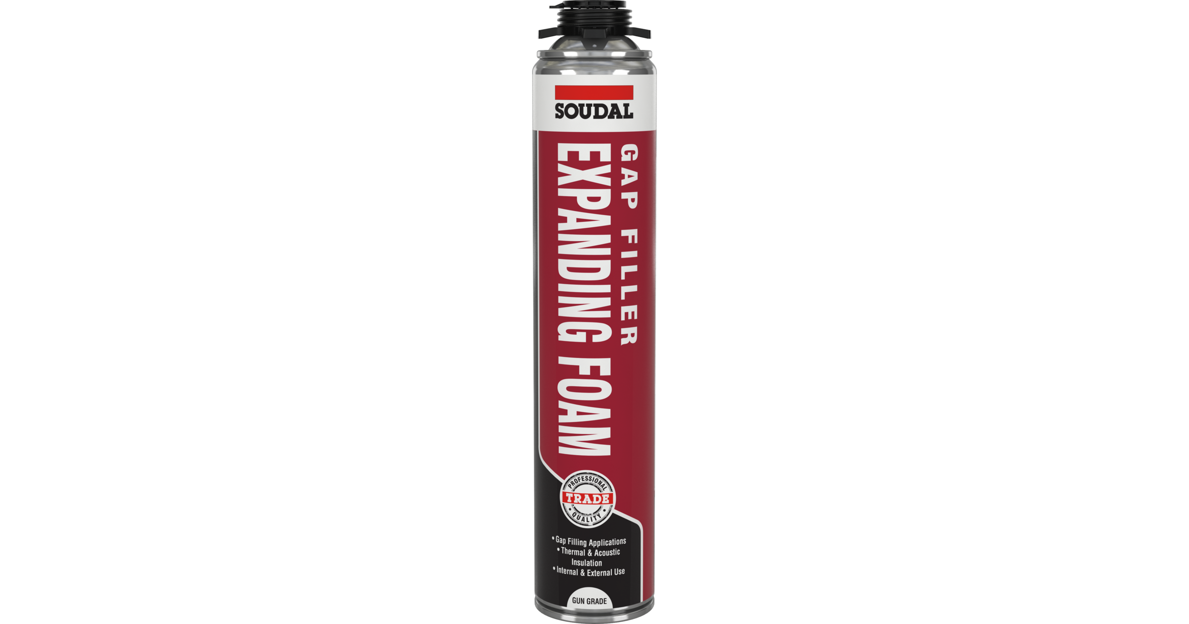 SOUDAL GUN GRADE EXPANDING FOAM 750ML