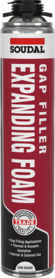 SOUDAL GUN GRADE EXPANDING FOAM 750ML