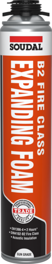 SOUDAL 750ML GUN GRADE FIRE FOAM B2