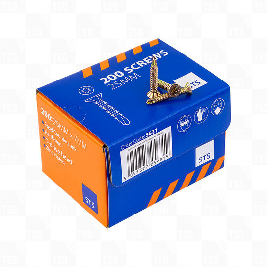 25MM TORX HEAD SCREWS NO MORE PLY (200)