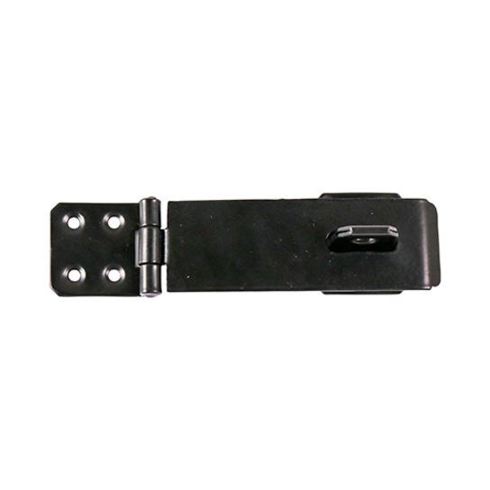 HS4BP 5" BLACK SAFETY HASP STAPLE