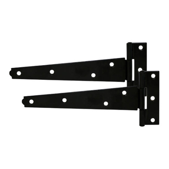LTH6B 6" BLACK LIGHT TEE HINGE PAIR