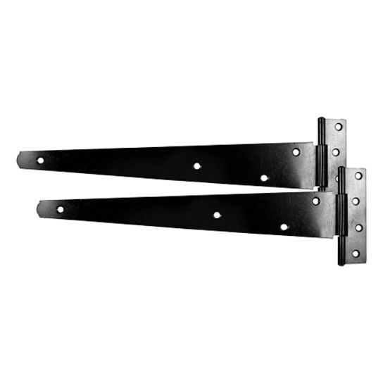 MTH12B 12" BLACK MEDIUM TEE HINGE PAIR