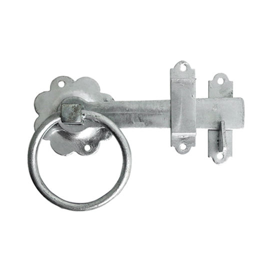 RGL6GP 6" GALV RING GATE LATCH PLAIN