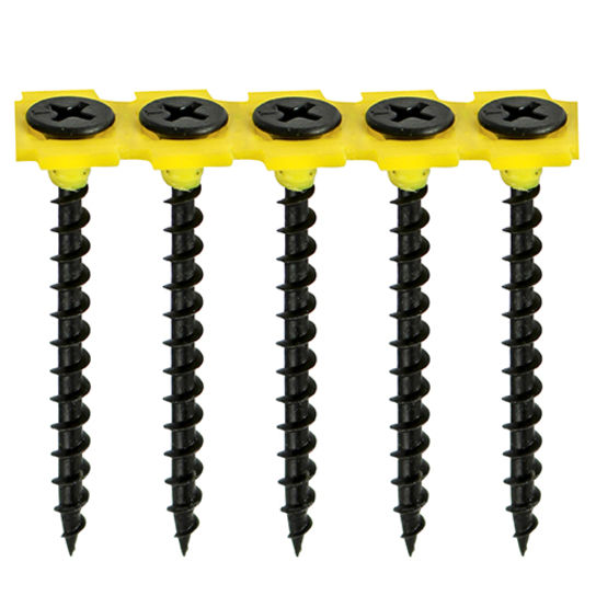 50MM COLLATED BLACK COARSE DRYWALL SCREWS