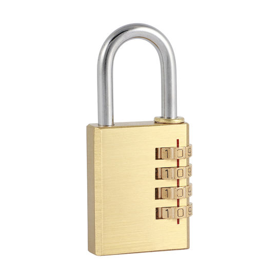 38MM VETO BRASS COMBI PADLOCK