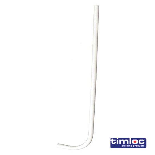 WHITE HOCKEY STICK 1450MM LONG EC1002