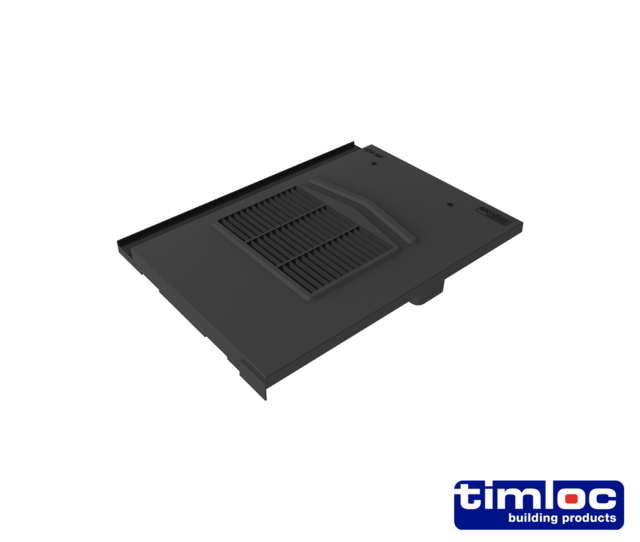 BLACK PLASTIC MODERN TILE VENT RTV-NPBL