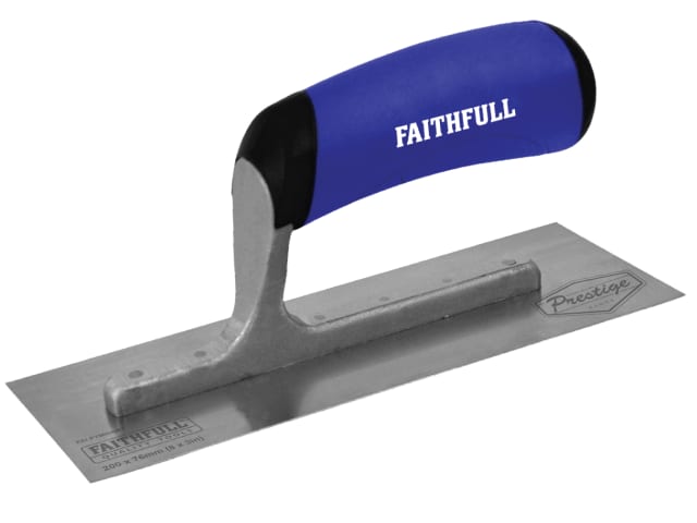 FAITHFULL S/STEEL PRE-WORN MIDGET TROWEL 8" X 3"