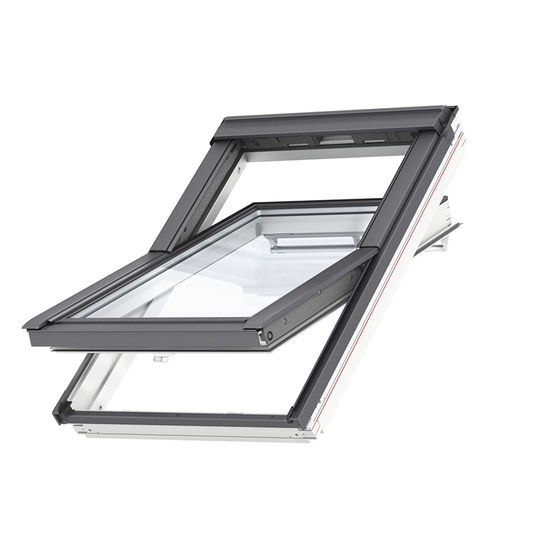 VELUX GGL MK08 2070 78 X 140CM WHITE PAINTED CENTRE PIVOT ROOF WINDOW