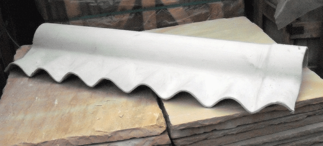 PROFILE 6 OUTER CLOSE FITTING RIDGE (FEMALE) FIIBRE CEMENT