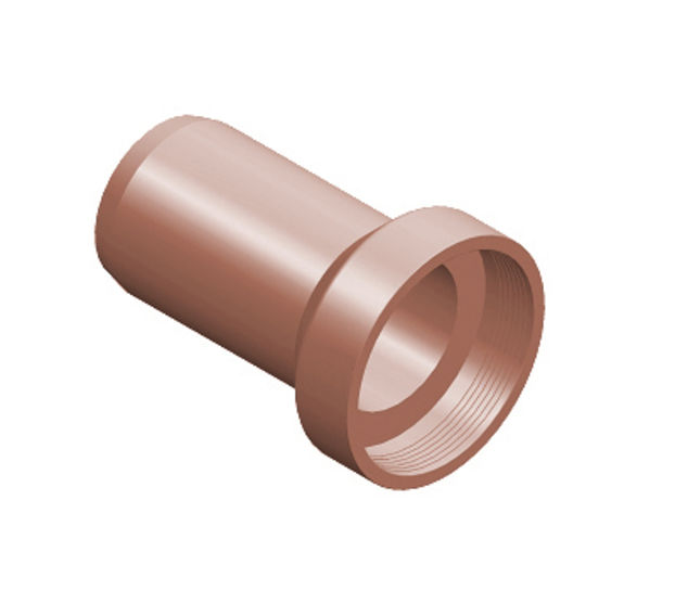 100MM THINWALL CLAY SOCKET ADAPTOR WT (S/SLEEVE)