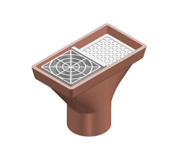 250 X 150MM THINWALL CLAY RECTANGULAR INTEGRAL HOPPER WT (S/SLEEVE)