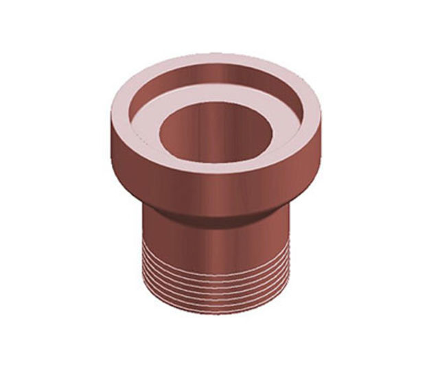 100MM TRADITIONAL SOCKETED ROUND RAISING PIECE 225MM HIGH WT