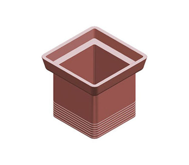 150 X 150MM TRADITIONAL SQUARE RAISING PIECE 150MM HIGH WT