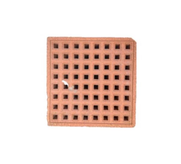 215 X 215MM (9" X 9")  RED SQUARE HOLE AIRBRICK