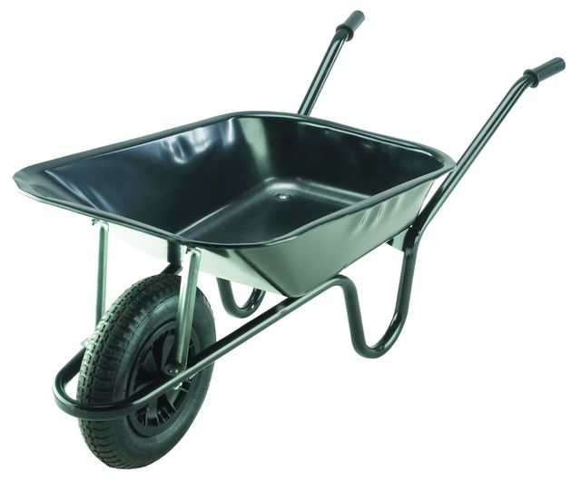  BLACK 85L WHEELBARROW PNEUMATIC TYRE CBP