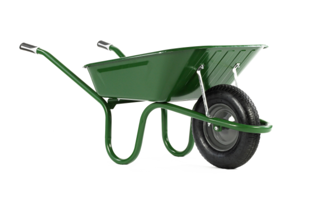 HAEMMERLIN GREEN 90L WHEELBARROW PNEUMATIC TYRE 1041